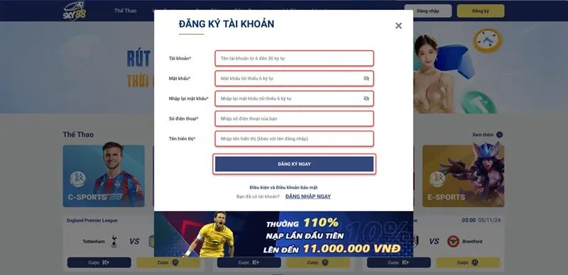 Sky88 hỗ trợ vào game dễ dàng