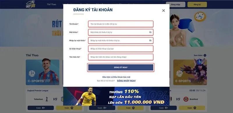Sky88 là một trong những nhà cái uy tín, nổi tiếng tại Châu Á với kho trò chơi đa dạng từ cá cược thể thao