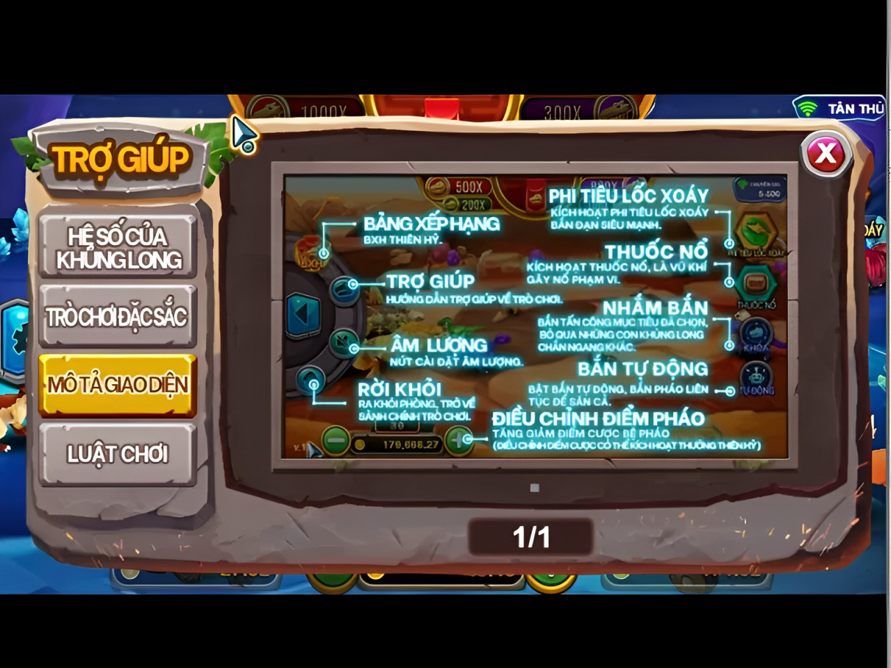 Game có nhiều tính năng độc đáo