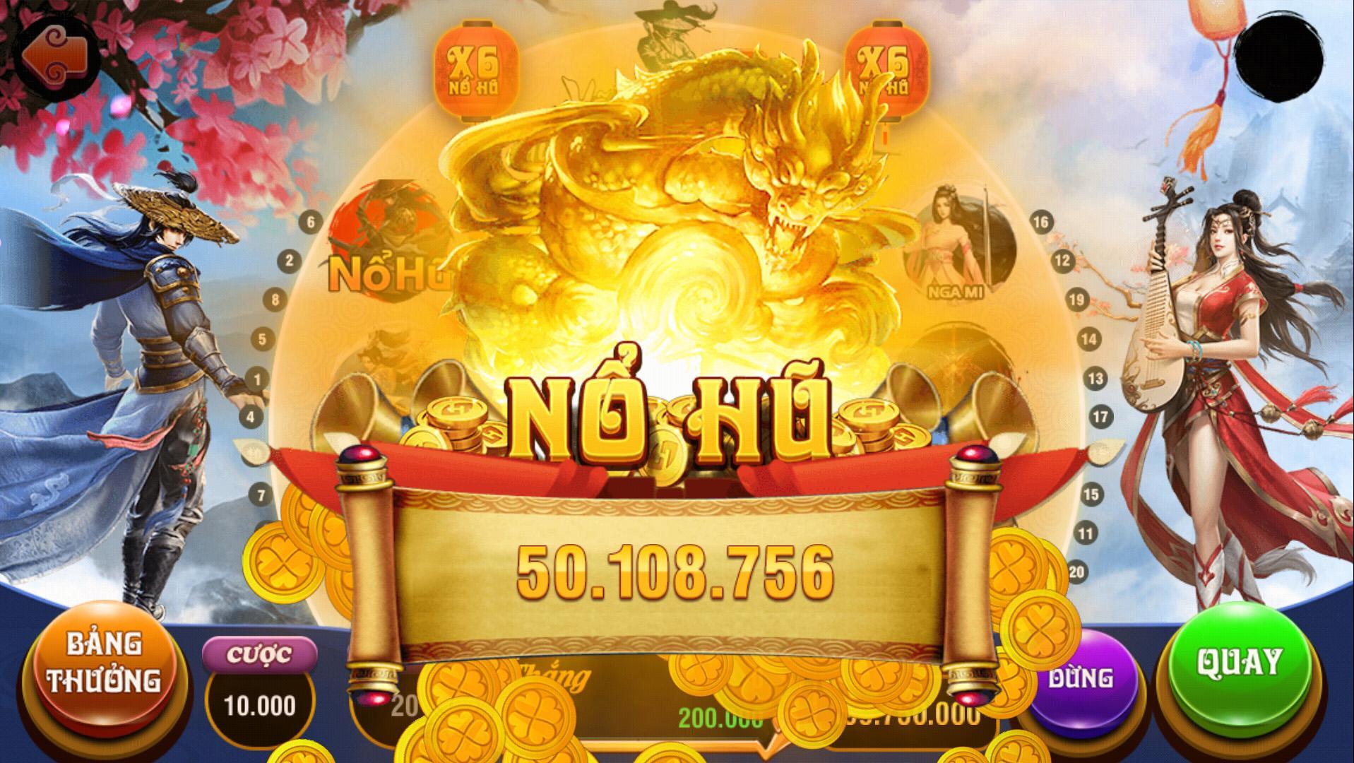 Kho game nổ hũ đa dạng